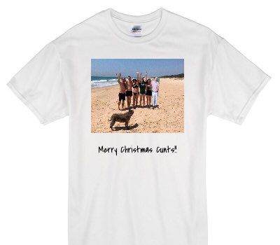 Custom Gildan 100% Cotton White T-Shirt