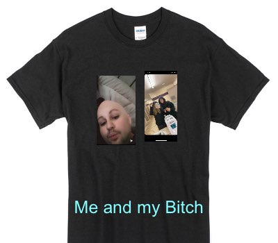 Custom Gildan 100% Cotton Black T-Shirt