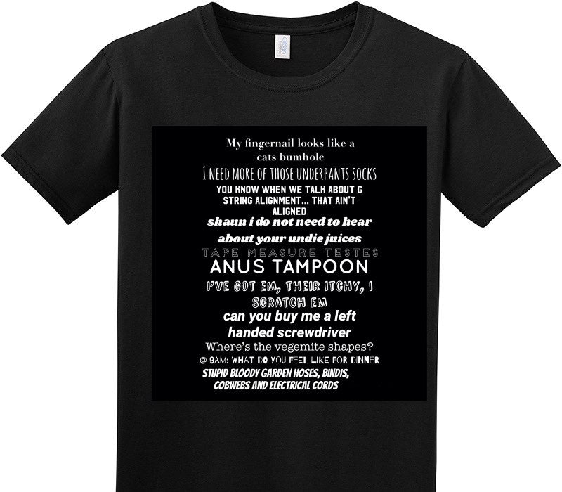 Custom Adult Soft Style 100% Cotton Black T-Shirt
