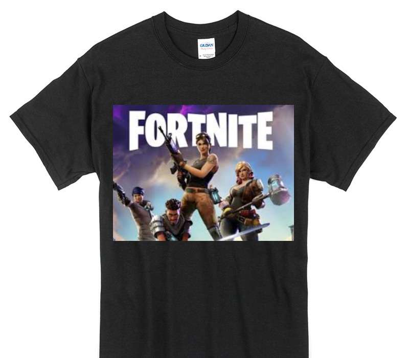 Custom Gildan 100% Cotton Black T-Shirt