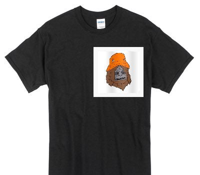 Custom Gildan 100% Cotton Black T-Shirt