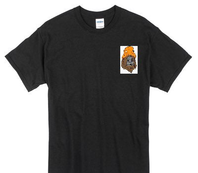 Custom Gildan 100% Cotton Black T-Shirt