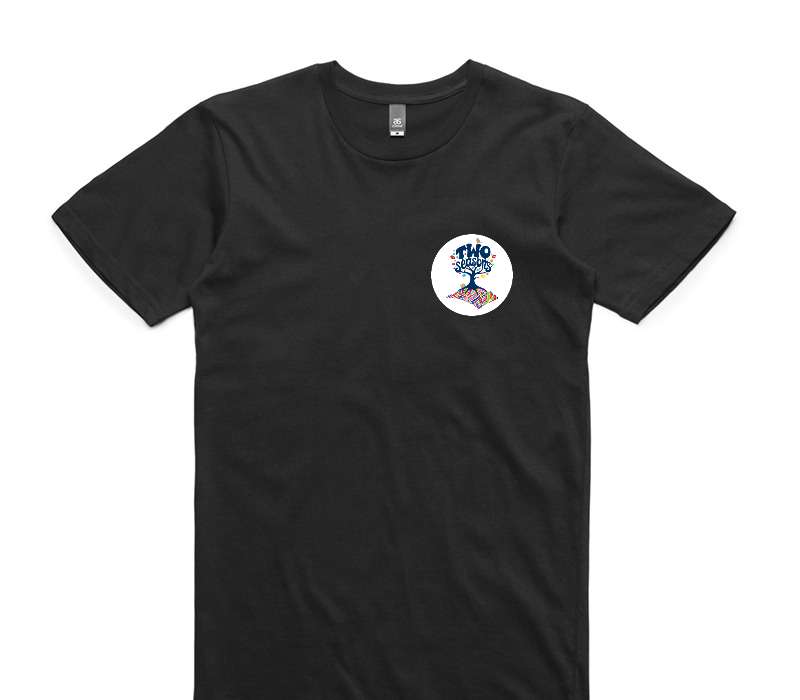 Custom AS Colour 100% Cotton Black T-Shirt