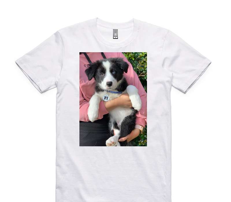 Custom AS Colour 100% Cotton White T-Shirt