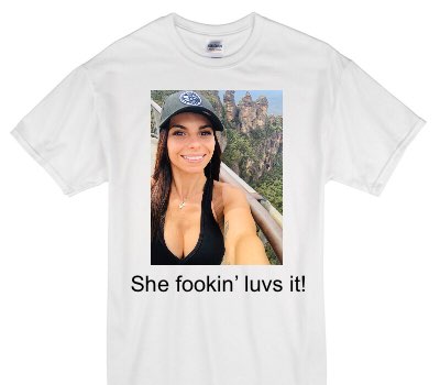 Custom Gildan 100% Cotton White T-Shirt