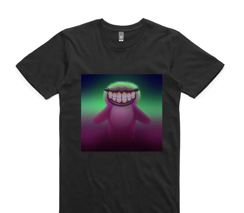 Custom AS Colour 100% Cotton Black T-Shirt