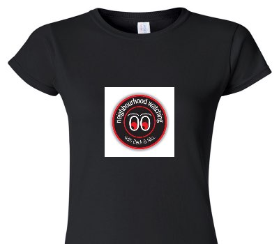 Custom Womens Soft Style 100% Cotton Black T-Shirt