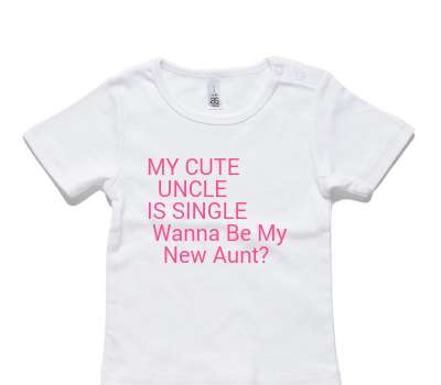 Custom AS Colour White Baby T-Shirt