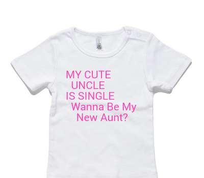 Custom AS Colour White Baby T-Shirt