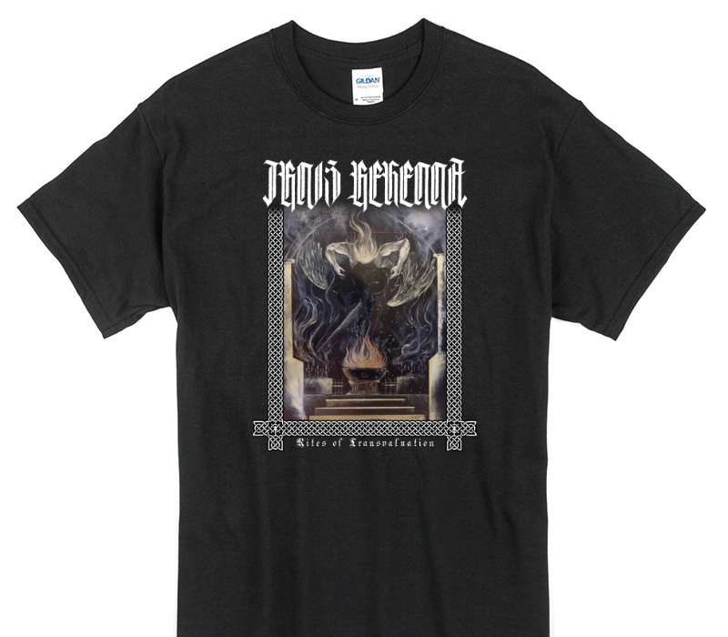 Custom Gildan 100% Cotton Black T-Shirt