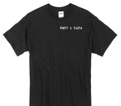 Custom Gildan 100% Cotton Black T-Shirt