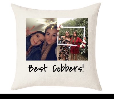 Custom Cushion Cover 50cm x 50 cm Off White