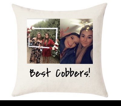 Custom Cushion Cover 50cm x 50 cm Off White