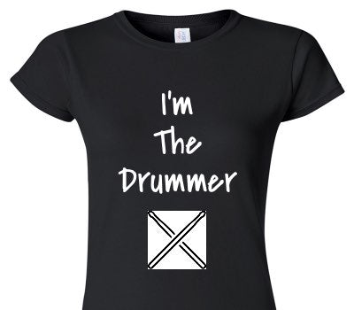 Custom Womens Soft Style 100% Cotton Black T-Shirt