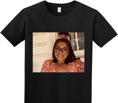 Custom Adult Soft Style 100% Cotton Black T-Shirt