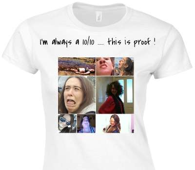Custom Womens Soft Style 100% Cotton White T-Shirt