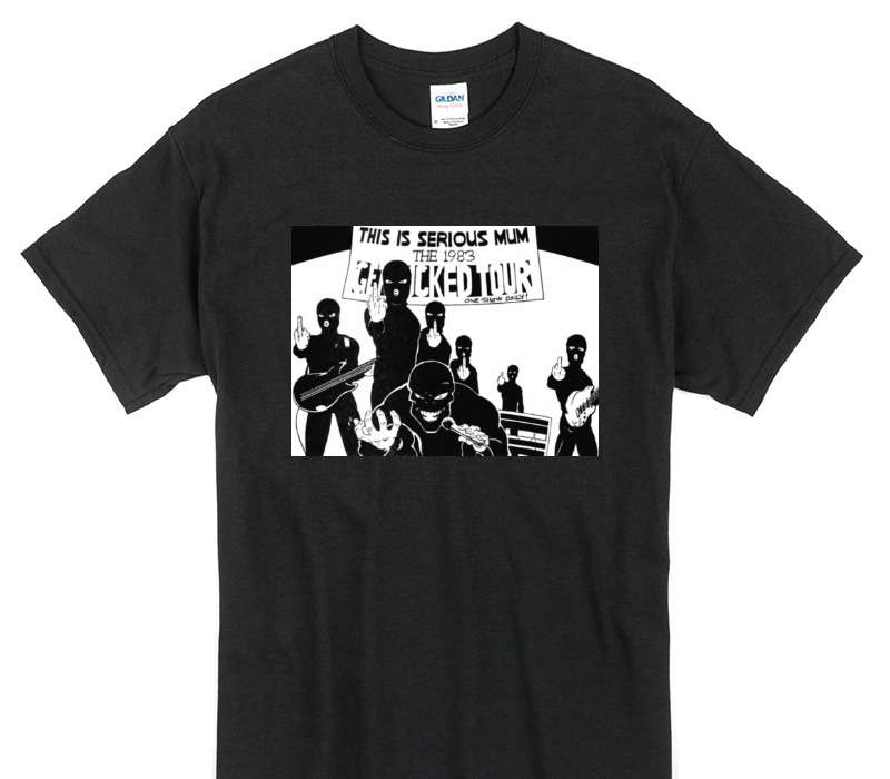 Custom Gildan 100% Cotton Black T-Shirt