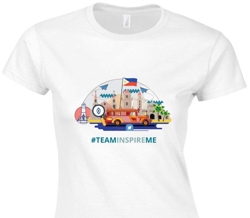 Custom Womens Soft Style 100% Cotton White T-Shirt