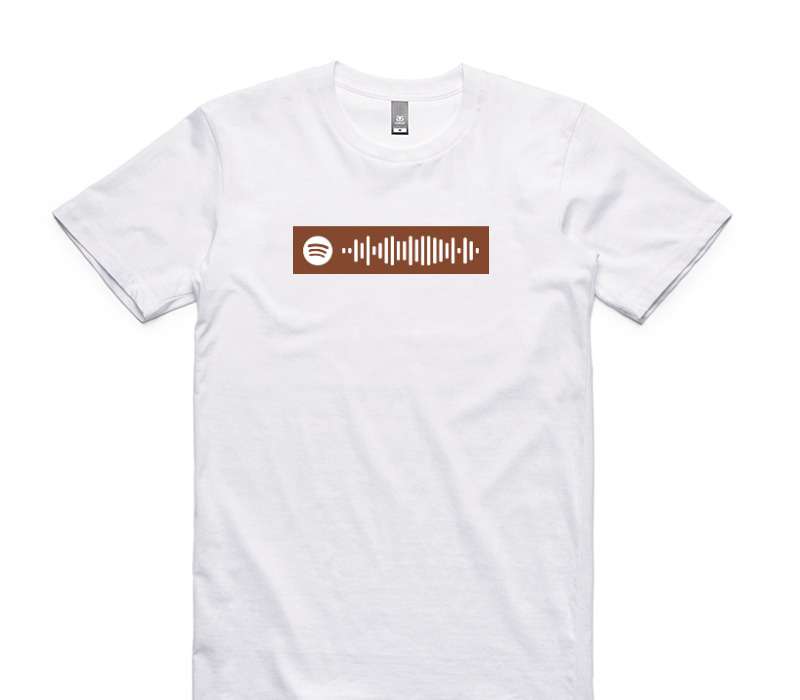 Custom AS Colour 100% Cotton White T-Shirt