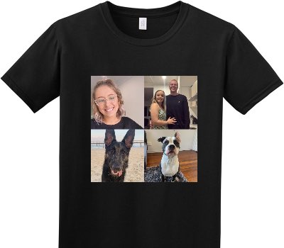 Custom Adult Soft Style 100% Cotton Black T-Shirt