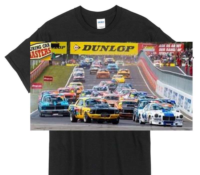 Custom Gildan 100% Cotton Black T-Shirt