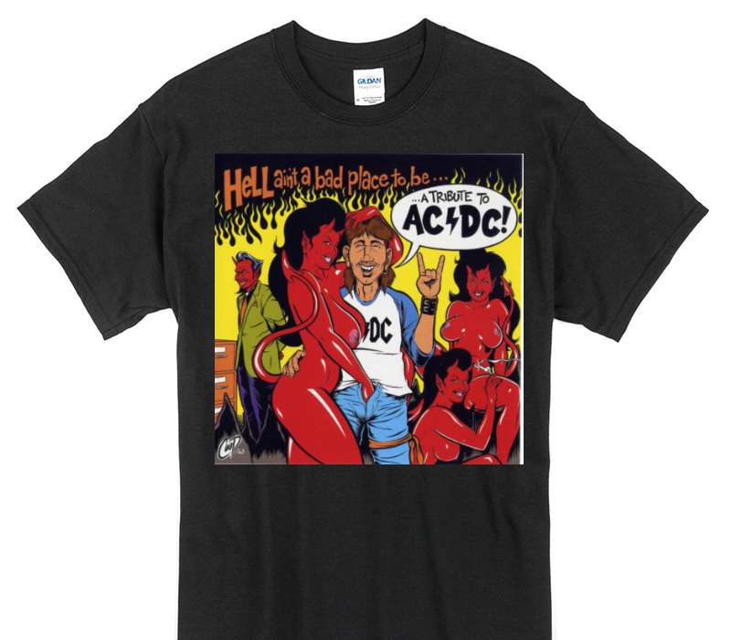 Custom Gildan 100% Cotton Black T-Shirt