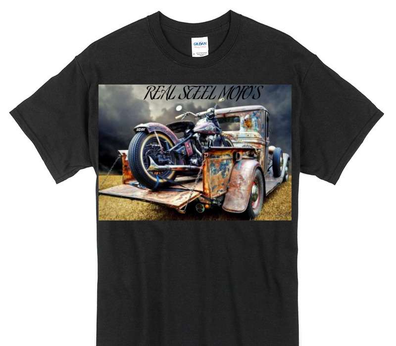 Custom Gildan 100% Cotton Black T-Shirt