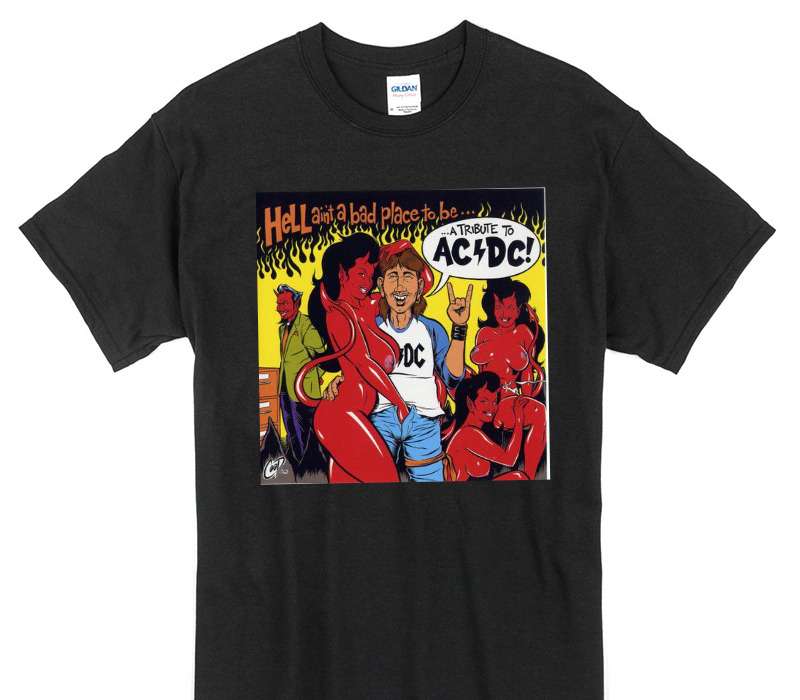 Custom Gildan 100% Cotton Black T-Shirt