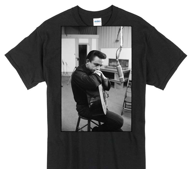 Custom Gildan 100% Cotton Black T-Shirt