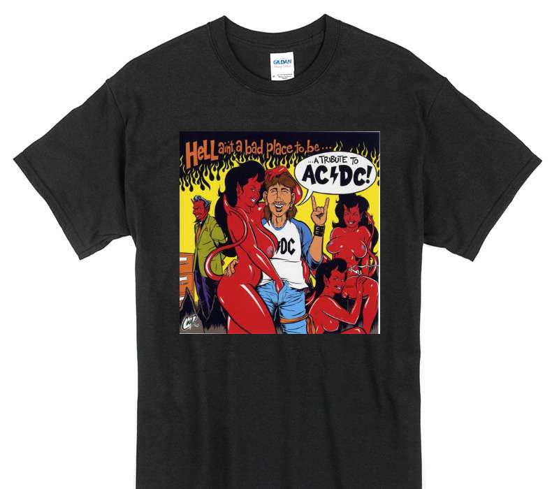 Custom Gildan 100% Cotton Black T-Shirt