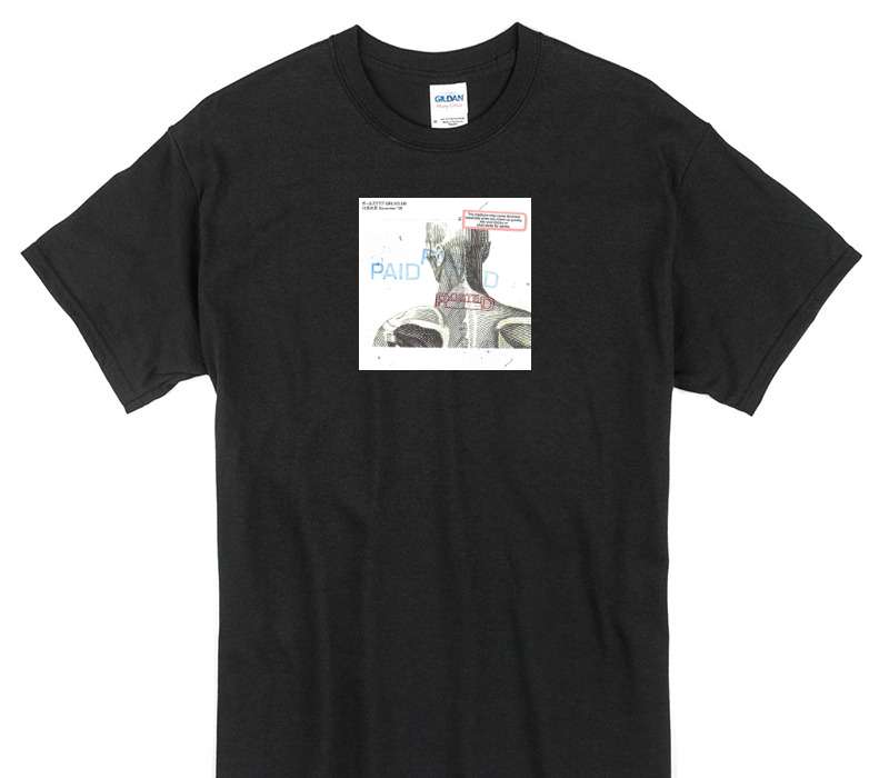 Custom Gildan 100% Cotton Black T-Shirt