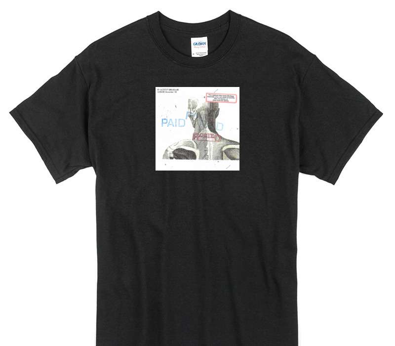 Custom Gildan 100% Cotton Black T-Shirt