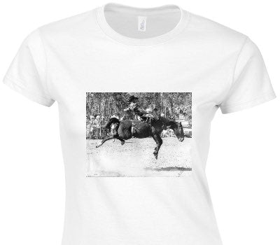 Custom Womens Soft Style 100% Cotton White T-Shirt