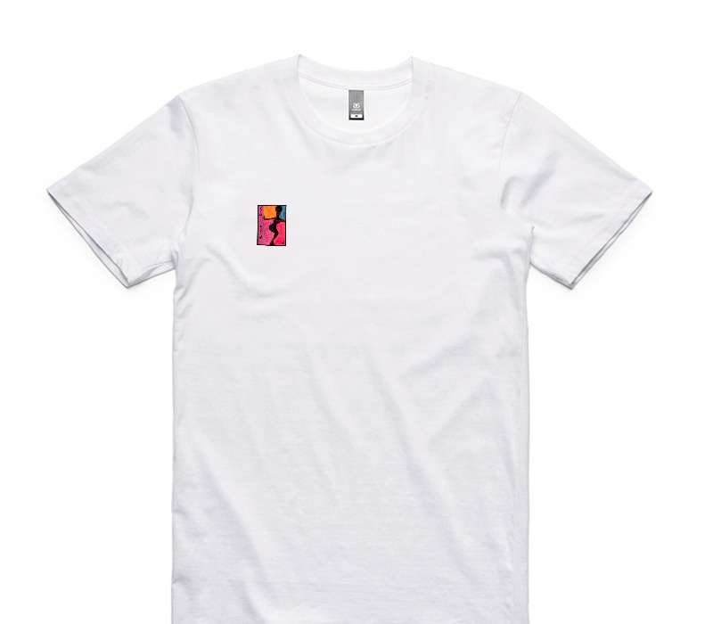 Custom AS Colour 100% Cotton White T-Shirt