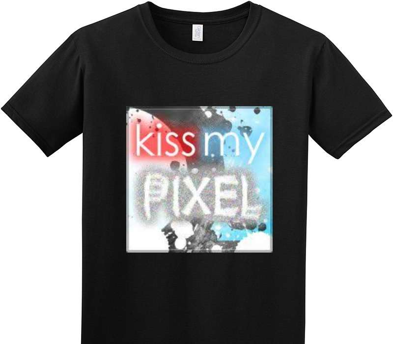 Custom Adult Soft Style 100% Cotton Black T-Shirt