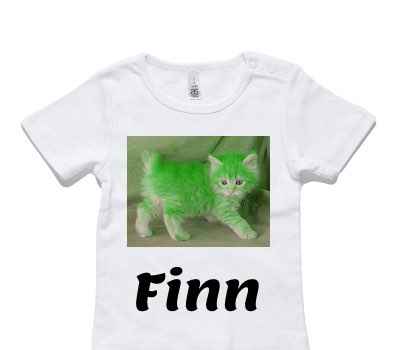 Custom AS Colour White Baby T-Shirt