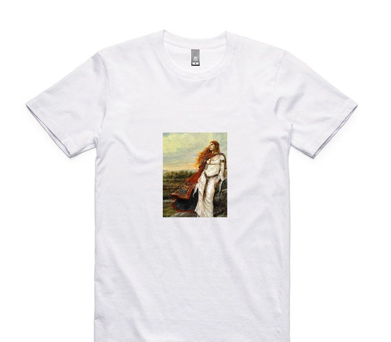 Custom AS Colour 100% Cotton White T-Shirt