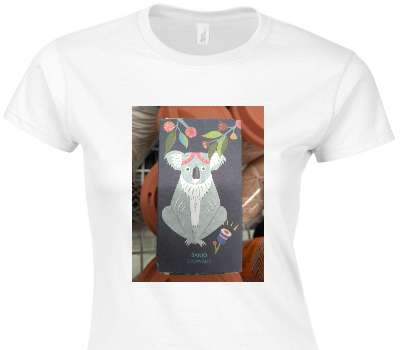 Custom Womens Soft Style 100% Cotton White T-Shirt