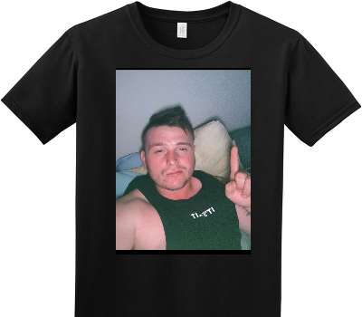 Custom Adult Soft Style 100% Cotton Black T-Shirt