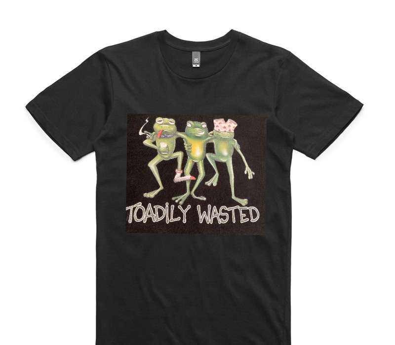 Custom AS Colour 100% Cotton Black T-Shirt
