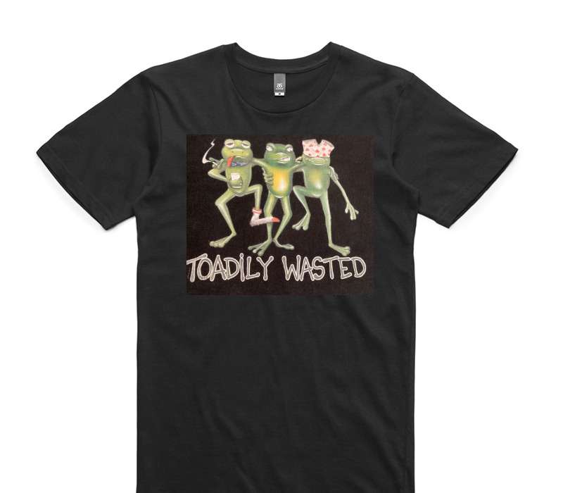 Custom AS Colour 100% Cotton Black T-Shirt