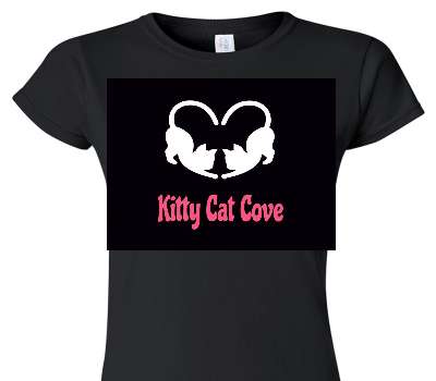 Custom Womens Soft Style 100% Cotton Black T-Shirt