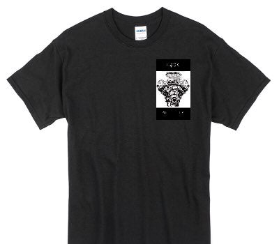 Custom Gildan 100% Cotton Black T-Shirt