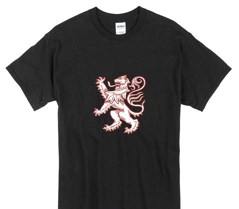 Custom Gildan 100% Cotton Black T-Shirt