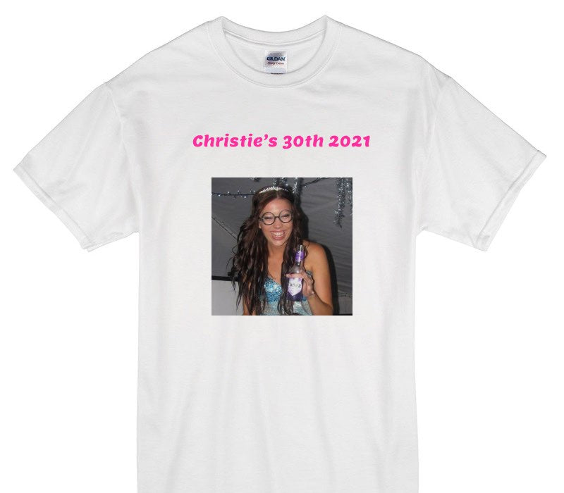 Custom Gildan 100% Cotton White T-Shirt