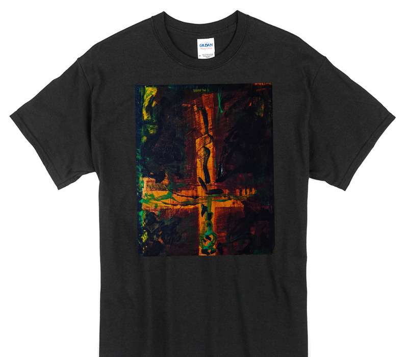 Custom Gildan 100% Cotton Black T-Shirt