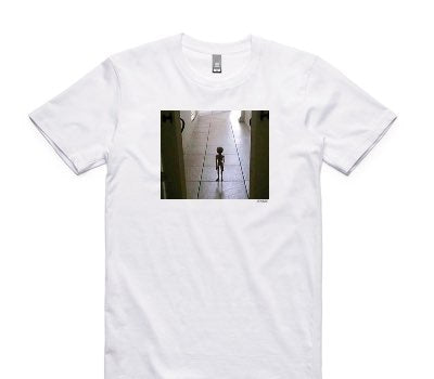 Custom AS Colour 100% Cotton White T-Shirt