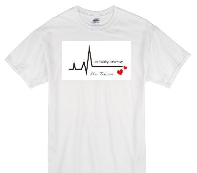 Custom Gildan 100% Cotton White T-Shirt