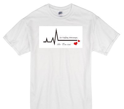 Custom Gildan 100% Cotton White T-Shirt
