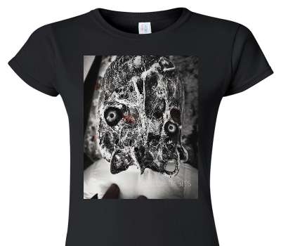 Custom Womens Soft Style 100% Cotton Black T-Shirt